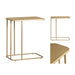 Crestview Collection Accent Table Crestview Collection Serena Rectangle Metal C-Shaped Accent Table