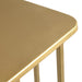 Crestview Collection Accent Table Crestview Collection Serena Rectangle Metal C-Shaped Accent Table