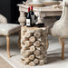 Crestview Collection Accent Table Crestview Collection Serendipity Solid Wood Stump Accent Table