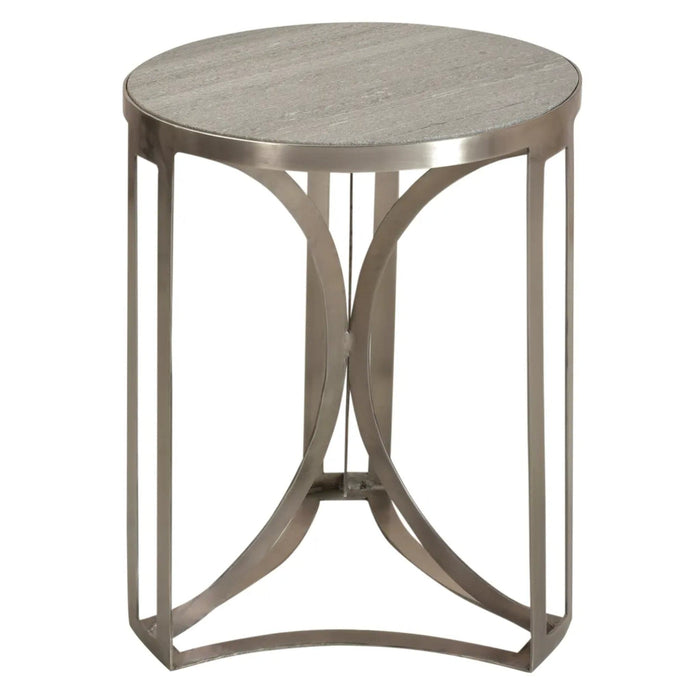 Crestview Collection Accent Table Crestview Collection Shekler Round Marble Accent Table