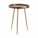 Crestview Collection Accent Table Crestview Collection Silva Round Mango Wood Accent Table