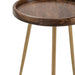 Crestview Collection Accent Table Crestview Collection Silva Round Mango Wood Accent Table