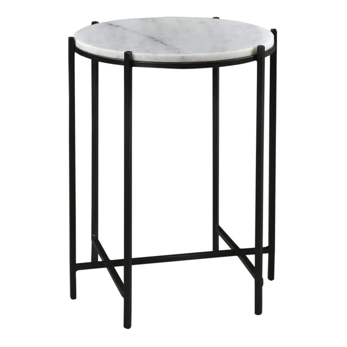 Crestview Collection Accent Table Crestview Collection Talley Round Marble Accent Table