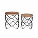 Crestview Collection Accent Table Crestview Collection Townsend Acacia Wood Accent Table Set