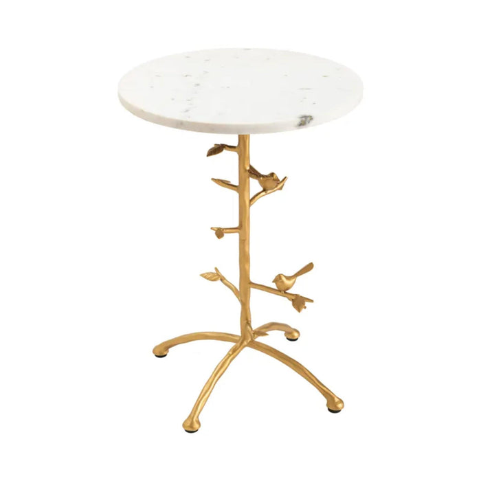 Crestview Collection Accent Table Crestview Collection Tweety Bird Marble Pedestal Accent Table