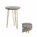 Crestview Collection Accent Table Crestview Collection Westwood Round Agate Accent Table