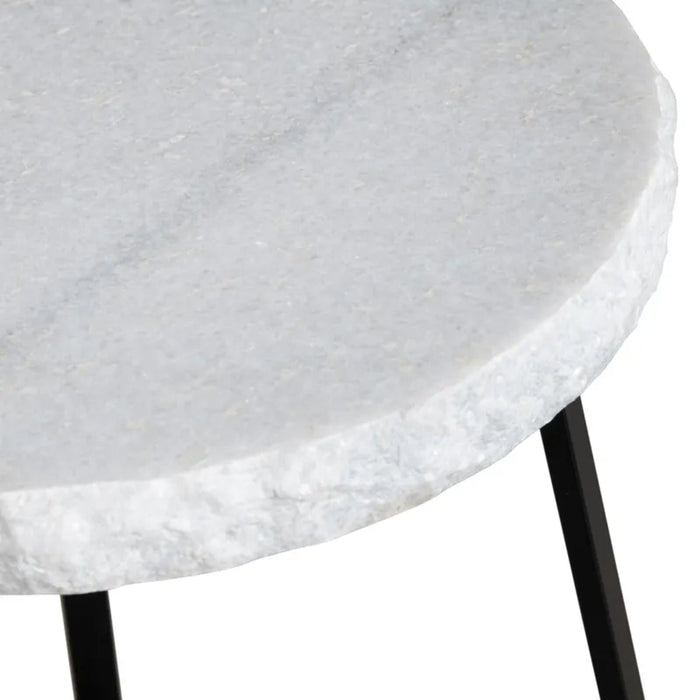 Crestview Collection Accent Table Crestview Collection Zara Round Marble Accent Table