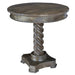 Crestview Collection Accent Table Dunwick Pedestal Turned Leg Accent Table Crestview Collection