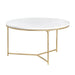 Crestview Collection Coffee Table Athens Round Marble Coffee Table Crestview Collection