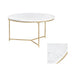 Crestview Collection Coffee Table Athens Round Marble Coffee Table Crestview Collection