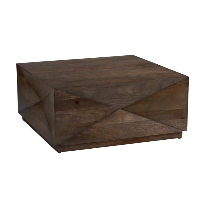 Crestview Collection Coffee Table Atticus Square Wood Rustic Coffee Table Crestview Collection