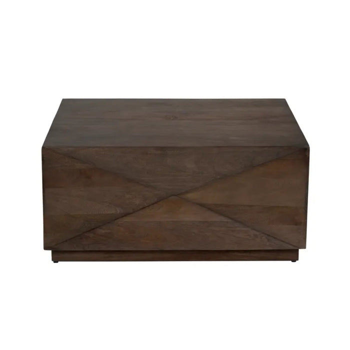 Crestview Collection Coffee Table Atticus Square Wood Rustic Coffee Table Crestview Collection