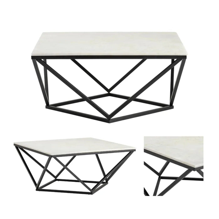 Crestview Collection Coffee Table Baxter Square Marble Coffee Table Crestview Collection