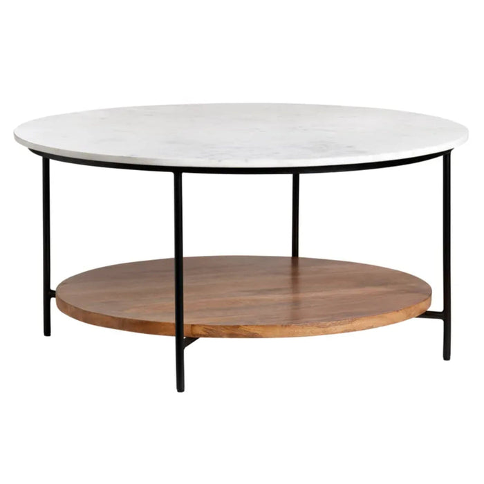 Crestview Collection Coffee Table Brewpub Round Marble Coffee Table Crestview Collection