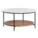 Crestview Collection Coffee Table Brewpub Round Marble Coffee Table Crestview Collection