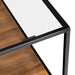 Crestview Collection Coffee Table Bridge Rectangle Glass Storage Coffee Table Crestview Collection