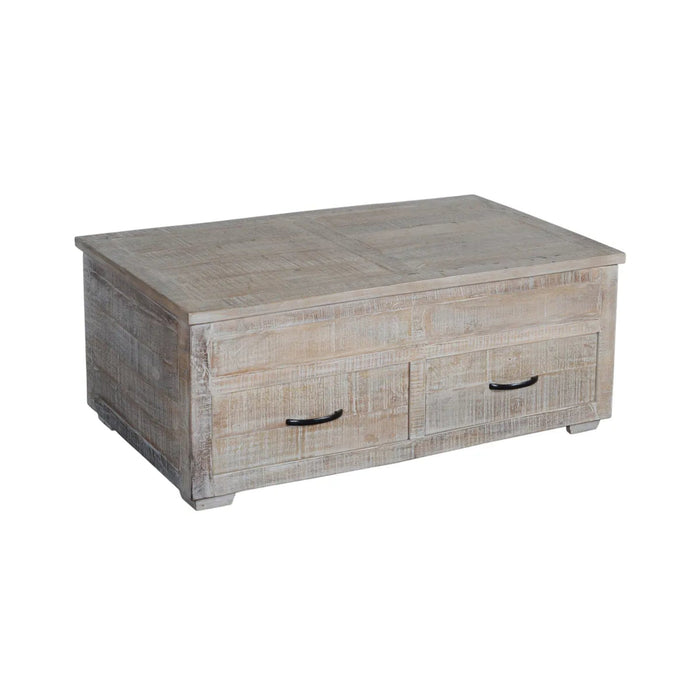 Crestview Collection Coffee Table Brogden 2-Drawer Rectangle Wood Coffee Table Crestview Collection