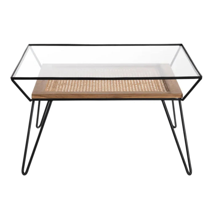 Crestview Collection Coffee Table Burnside Square Storage Glass Coffee Table Crestview Collection