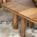 Crestview Collection Coffee Table Cairo Square Wood Rustic Coffee Table Crestview Collection