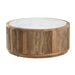 Crestview Collection Coffee Table Crestview Collection Santorini Drum Coffee Table