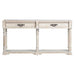 Crestview Collection Console Abbott Mango Wood 2-Drawers Console Table Crestview Collection