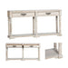 Crestview Collection Console Abbott Mango Wood 2-Drawers Console Table Crestview Collection