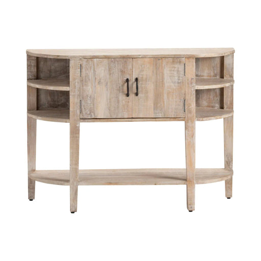 Crestview Collection Console Ainsley Wood Storage Whitewash Console Table Crestview Collection