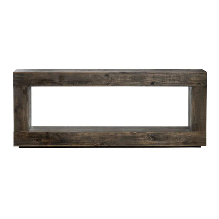 Crestview Collection Console Aspen Wood Shelf Rustic Console Table Crestview Collection