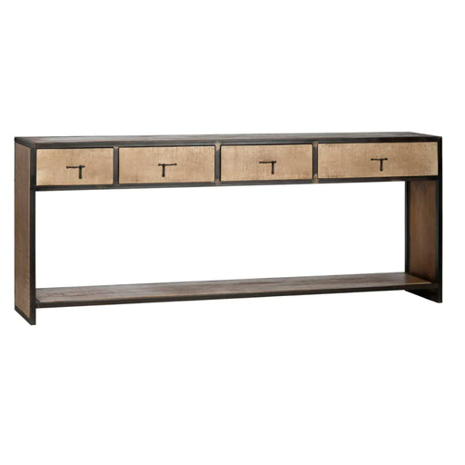 Crestview Collection Console Campbell Mango Wood Rustic Console Table Crestview Collection