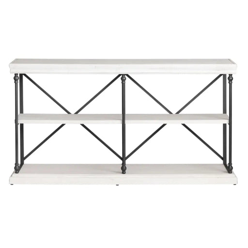 Crestview Collection Console Hanover White Wood Shelf Console Table Crestview Collection