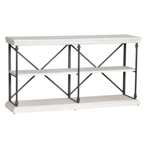 Crestview Collection Console Hanover White Wood Shelf Console Table Crestview Collection