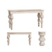 Crestview Collection Console Harvest Wood Antique Turned Leg Console Table Crestview Collection