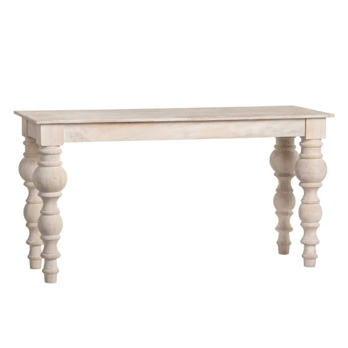 Crestview Collection Console Harvest Wood Antique Turned Leg Console Table Crestview Collection