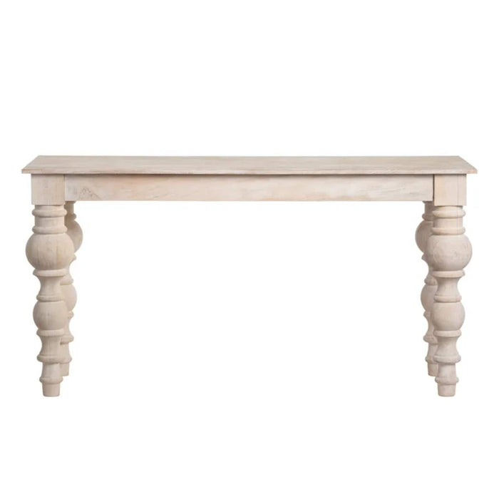 Crestview Collection Console Harvest Wood Antique Turned Leg Console Table Crestview Collection