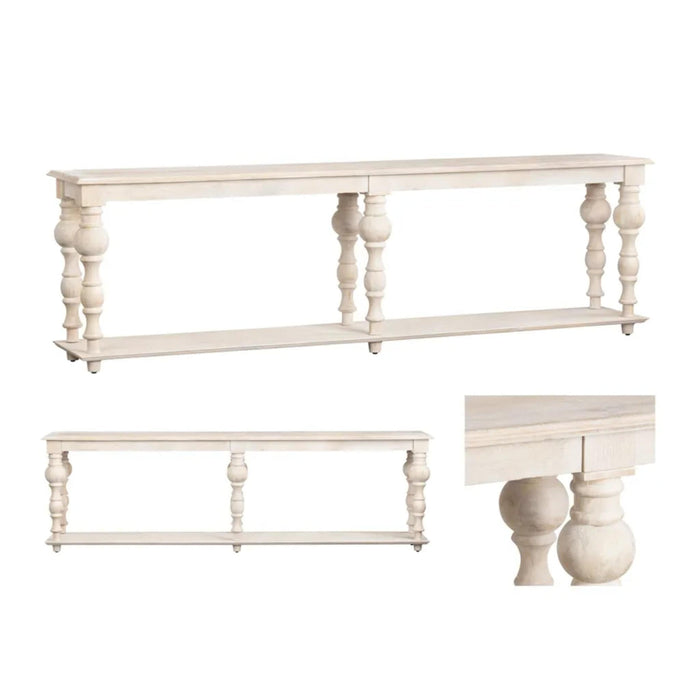 Crestview Collection Console Harvest Wood Long Turned Leg Console Table Crestview Collection