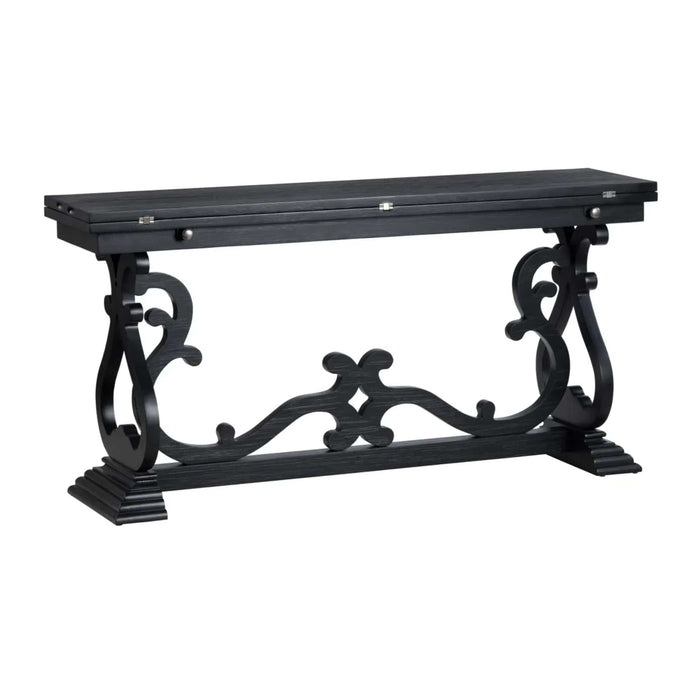 Crestview Collection Console Hawthorne Flip Out Dark Vintage Console Table Crestview Collection