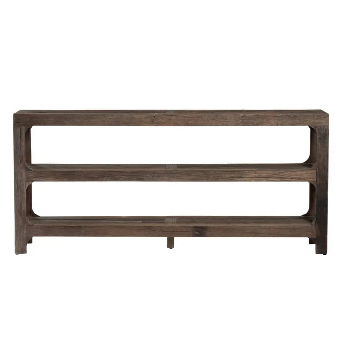 Crestview Collection Console Hickory Ridge Reclaimed Wood Rustic Console Table Crestview Collection