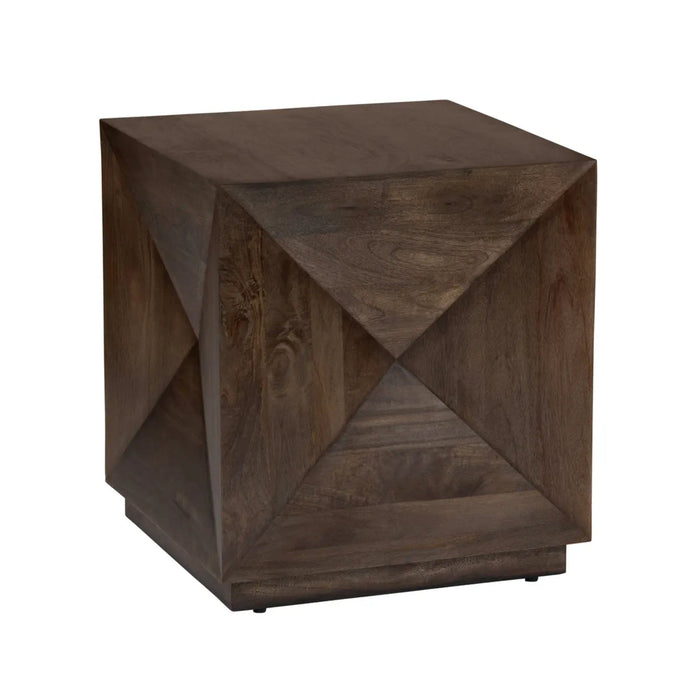 Crestview Collection End Table Atticus Square Wood Rustic End Table Crestview Collection