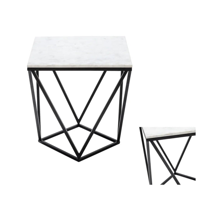 Crestview Collection End Table Baxter Square Marble End Table Crestview Collection