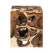 Crestview Collection End Table Borneo Suar Square Wood Rustic End Table Crestview Collection