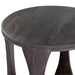 Crestview Collection End Table Bowtie Round Mango Wood Rustic End Table Crestview Collection