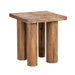 Crestview Collection End Table Cairo Rustic Square Wood End Table Crestview Collection