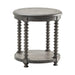 Crestview Collection End Table Charleston Round Wood Turned Leg End Table Crestview Collection