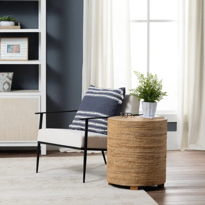 Crestview Collection End Table Costa Rica Banana Round Rope End Table Crestview Collection