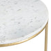 Crestview Collection End Table Crestview Collection Athens Nested Round Marble End Table Set