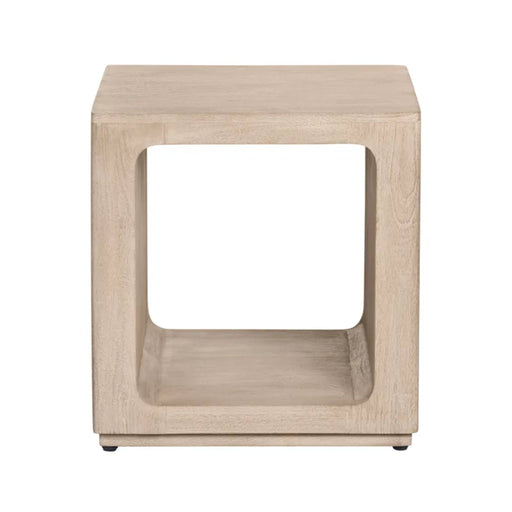 Crestview Collection End Table Crestview Collection Brooklyn Square Solid Wood End Table