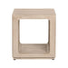 Crestview Collection End Table Crestview Collection Brooklyn Square Solid Wood End Table