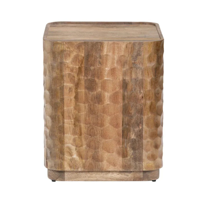 Crestview Collection End Table Crestview Collection Gibson Square Wood Rustic End Table