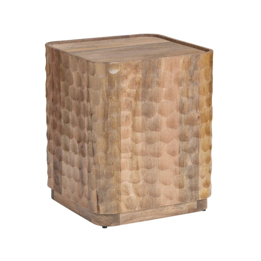 Crestview Collection End Table Crestview Collection Gibson Square Wood Rustic End Table