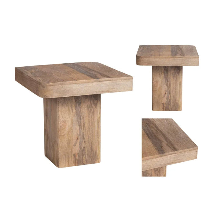 Crestview Collection End Table Crestview Collection Lafayette Square Solid Wood End Table